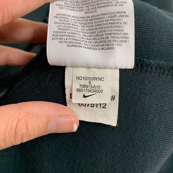 Nike Jacket Womens Small Black Tech Fleece Down Aeroloft Bomber Outdoor Full Zip - Picture 13 of 16